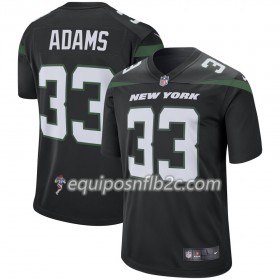 Camiseta Hombre NFL New York Jets Jamal Adams 33 Nike Negro